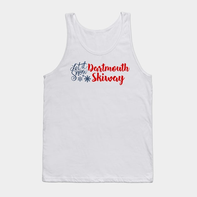 Dartmouth Skiway in Snow Tank Top by ArtDesignDE